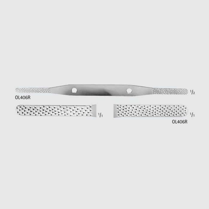 Bone Rasp Reusable Instrument Label Example FOMON Bone Rasp, Double Ended – Guangzhou Brenner Import and Export Co. Ltd